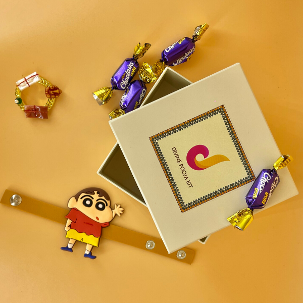 Kids Rakhi 4 Pcs Combo Set (KRN103R27)