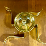 Designer Swastik Heavy Brass Akhand Diya